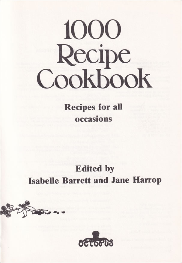 1000 Recipe Cookbook: Recipes for all occasions - Afbeelding 2