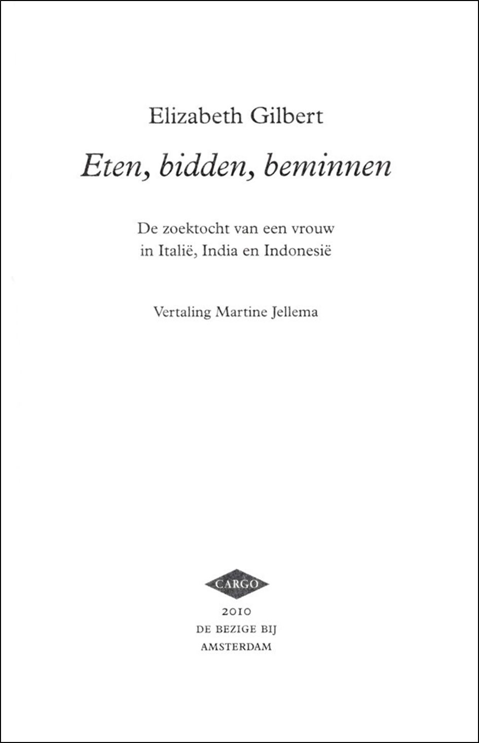 Eten, bidden, beminnen - Afbeelding 2