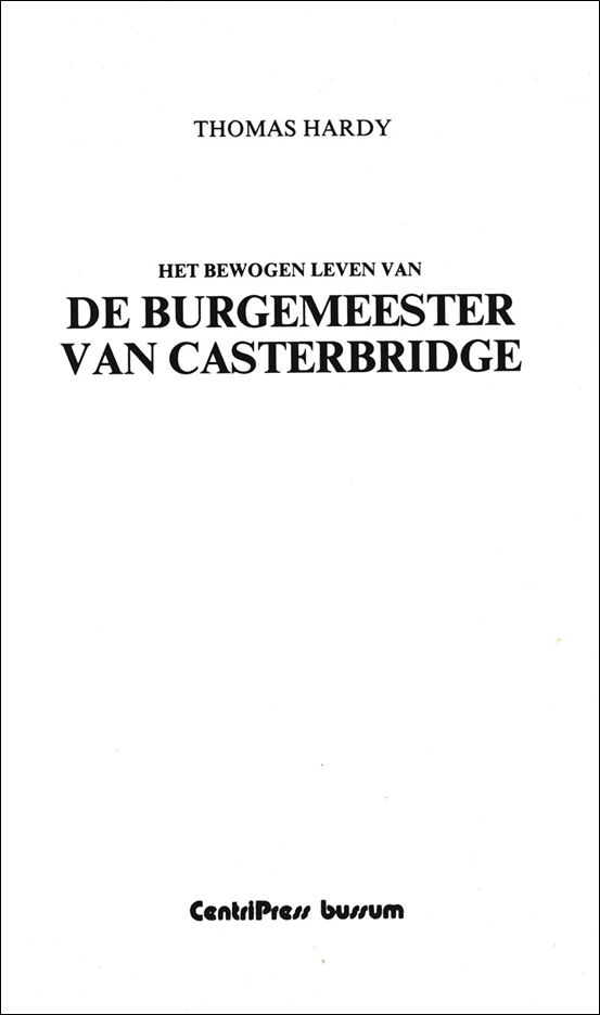 De burgemeester van Casterbridge - Afbeelding 2