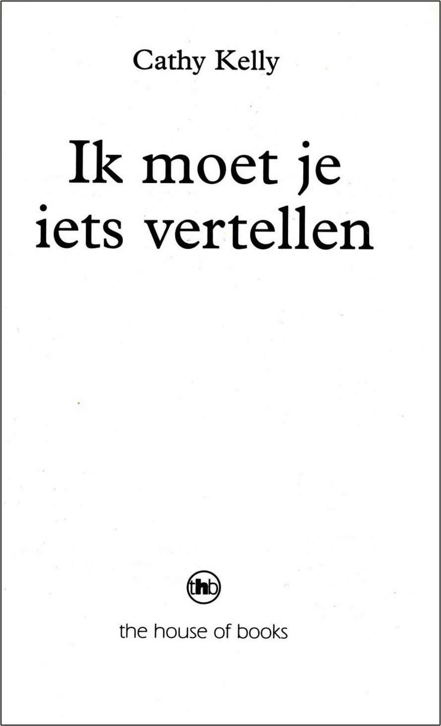 Ik moet je iets vertellen - Afbeelding 2