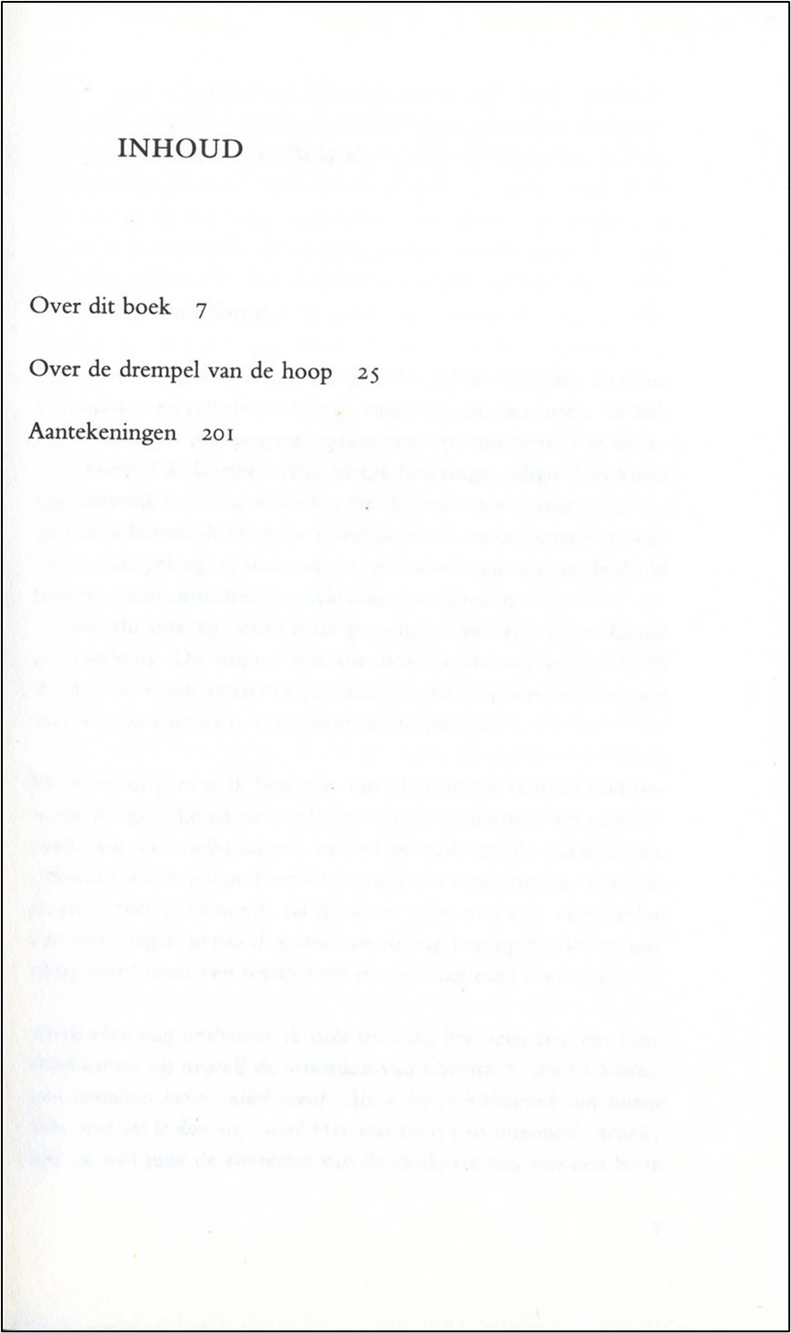 Over de drempel van de hoop - Afbeelding 2