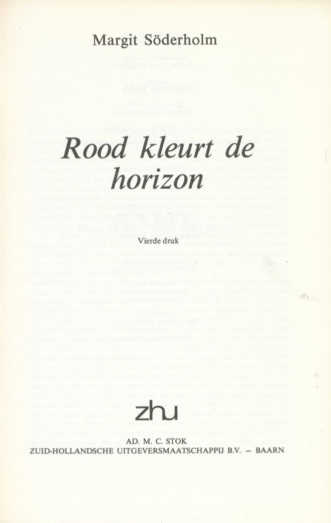 Rood kleurt de horizon - Afbeelding 2