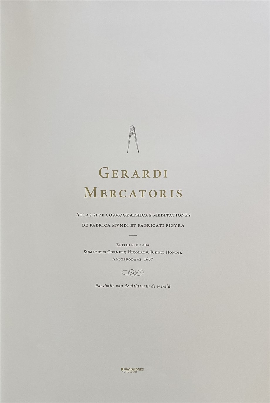 Gerardi Mercatoris, facsimile van de Atlas van de wereld - Afbeelding 2