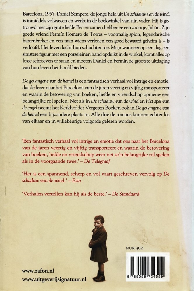 4 Boeken van Carlos Ruiz Zafón - Afbeelding 9