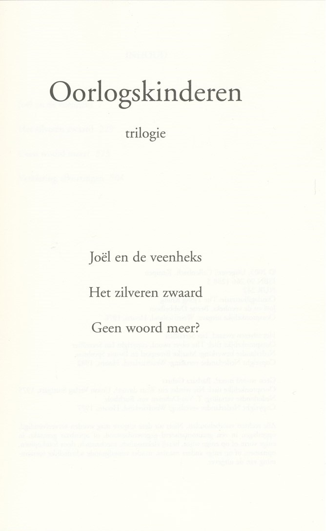 Oorlogskinderen (trilogie) - Afbeelding 2