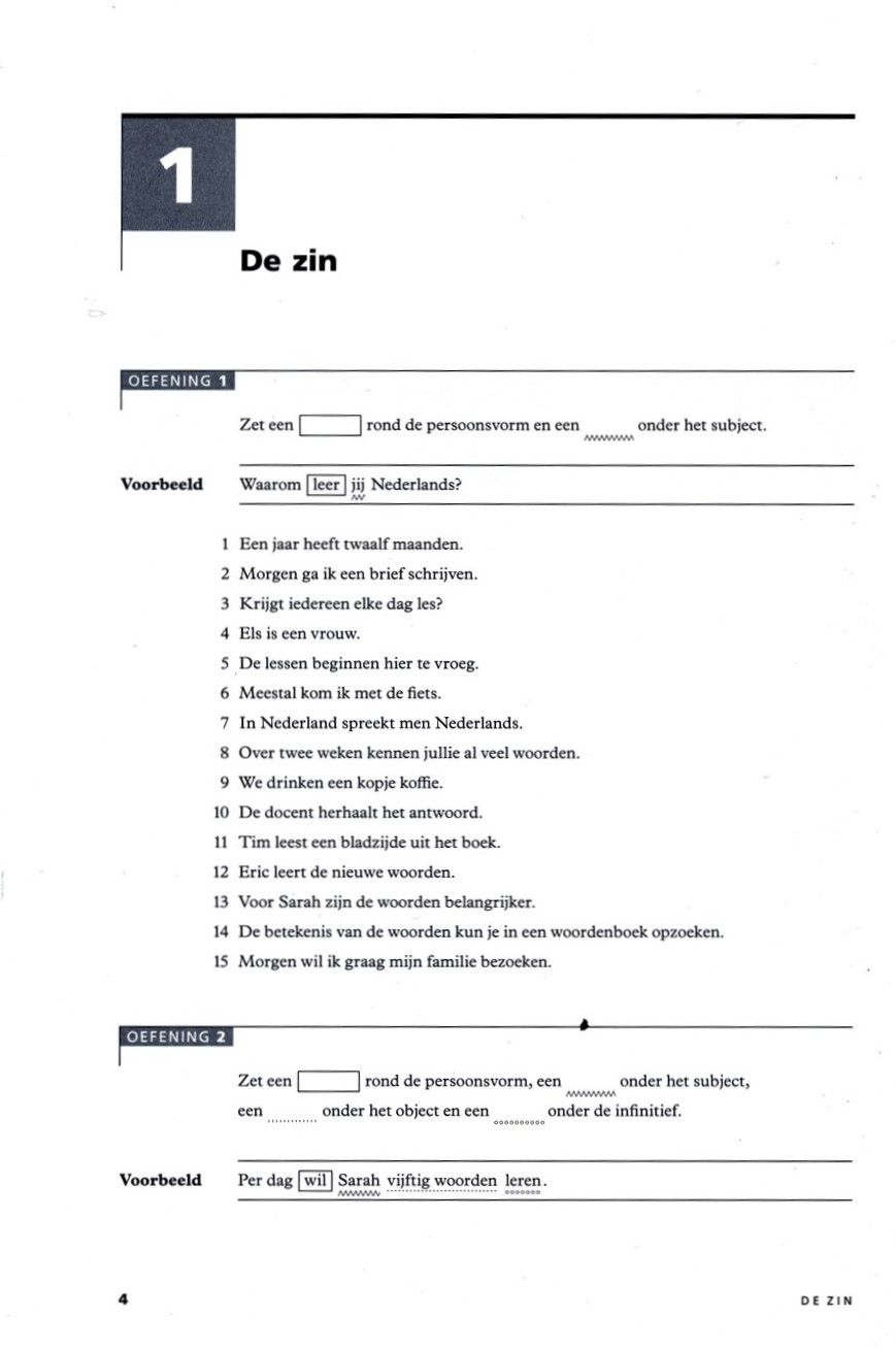 Nederlands in hoofdlijnen Oefeningenboek - Afbeelding 4