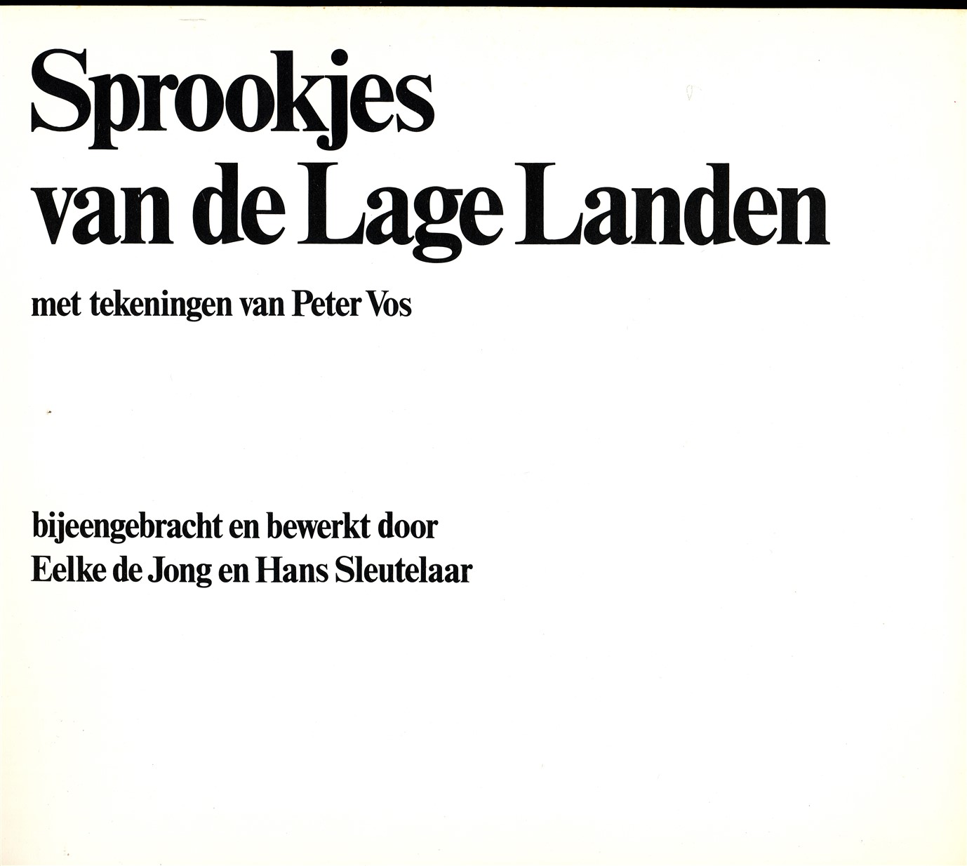 Sprookjes van de Lage Landen (groot formaat) - Afbeelding 2