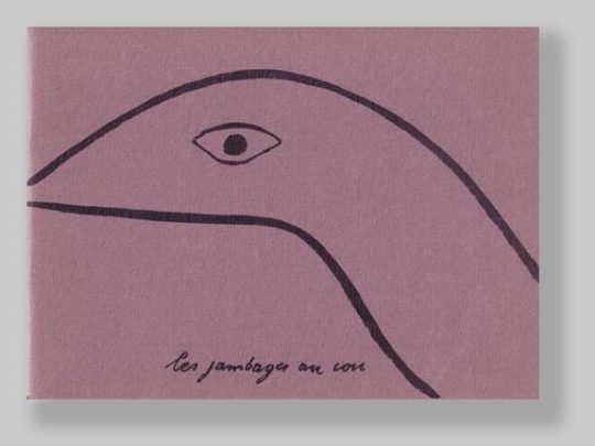 Corneille, Les jambages  au cou (1966), Cahier