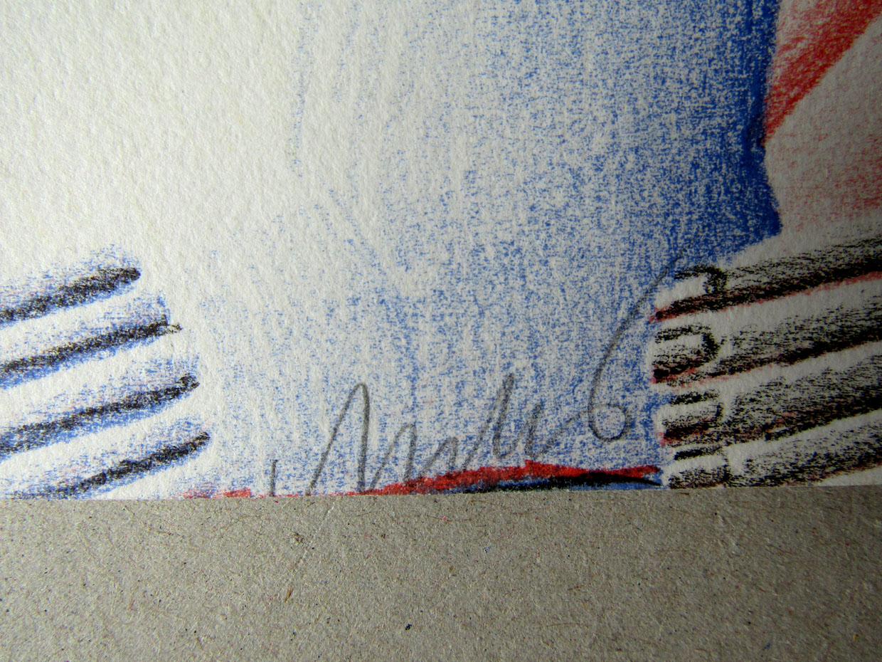 Horst Antes, Kleurenlitho, 1975 - Afbeelding 3