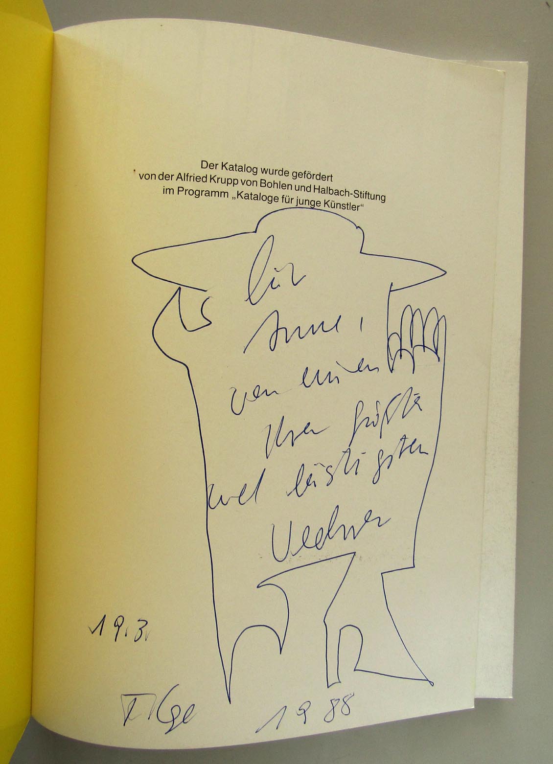 Thomas Lange, Gemalde und Zeichnungen, Katalogus 1985 - Afbeelding 2
