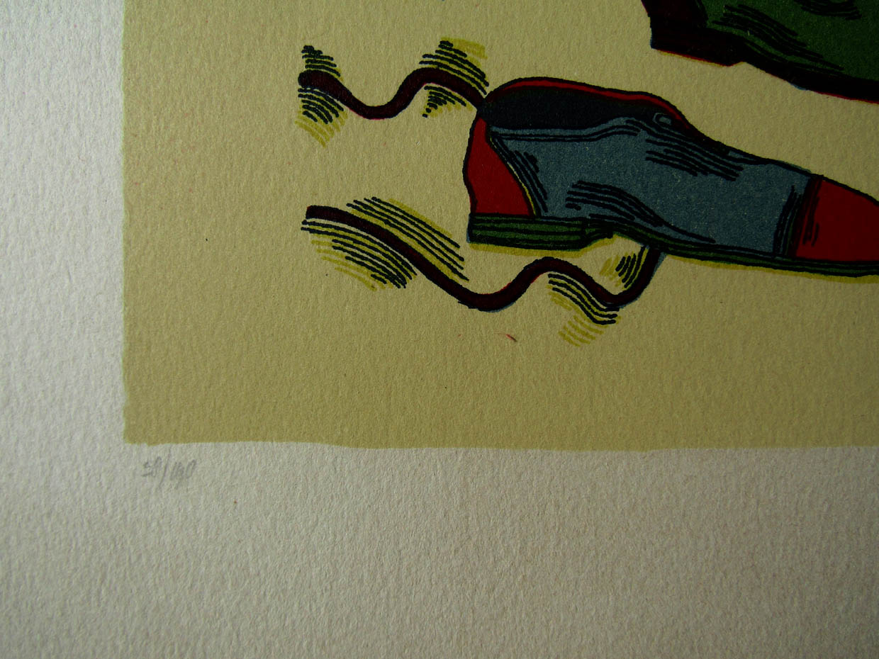 Antonio Seguí, ‘Kompositie’, Kleurenlitho (1968) - Afbeelding 3