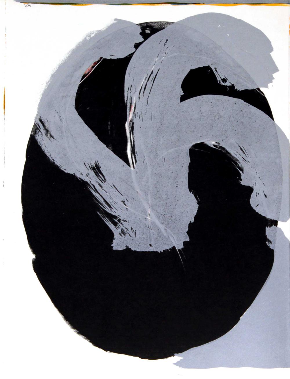Kimber Smith, Kleurenlitho uit ’One Cent Life’, in passe partout, 1964