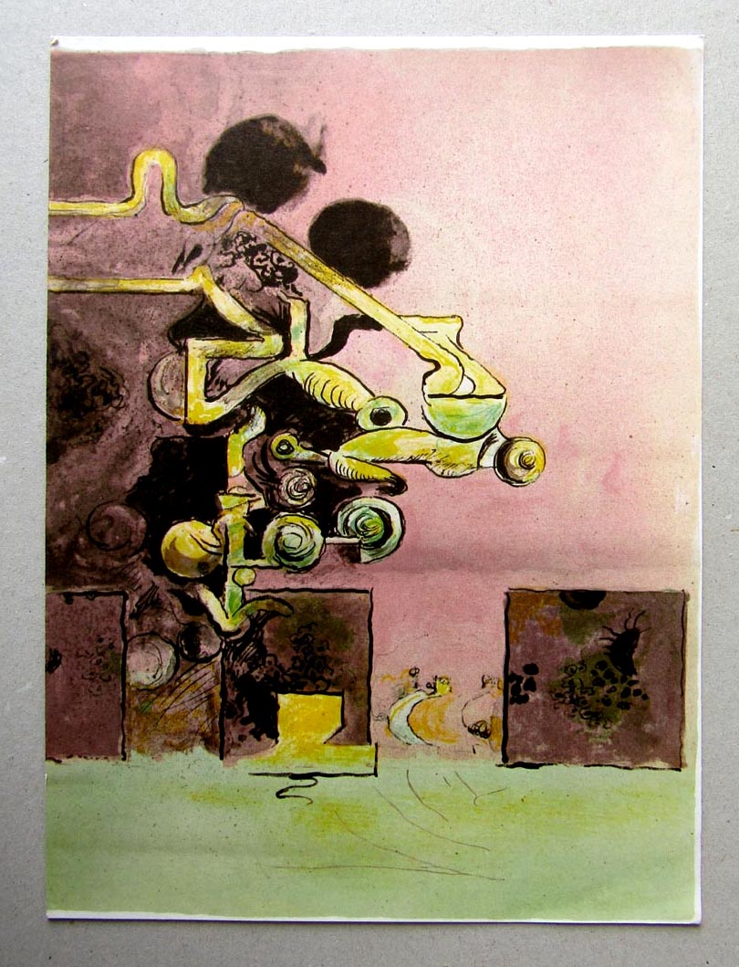 Graham Sutherland, Zonder titel, Kleurenlitho, 1979 - Afbeelding 2