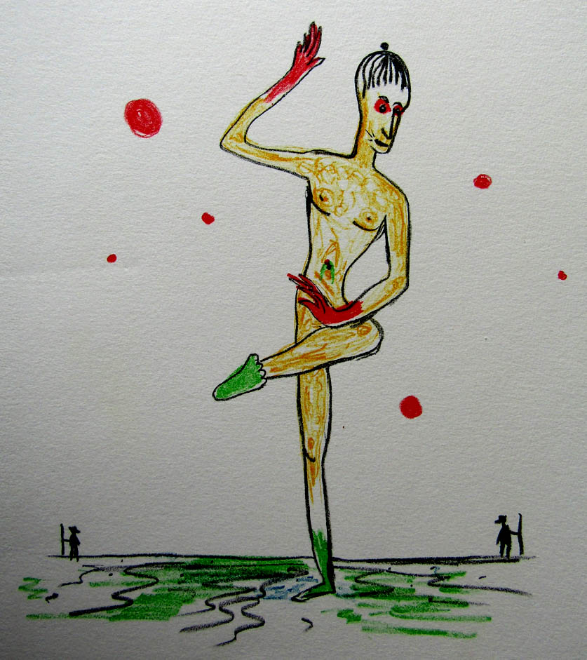 Henk Visch, Kleurenlitho 2005 uit de map ‘ Freund’ van Griffelkunst