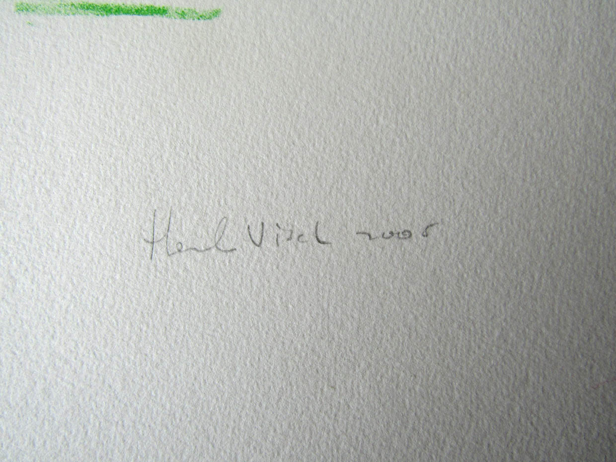 Henk Visch, Kleurenlitho 2005 uit de map ‘ Freund’ van Griffelkunst - Afbeelding 3