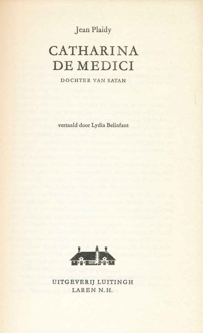 Catharina de Medici, dochter van Satan (1952) - Afbeelding 2