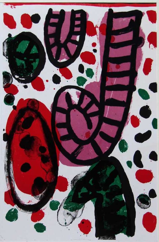 Alan Davie, Pierre Alechinsky, twee kleurenlitho's uit ’One Cent Life’ - Afbeelding 4
