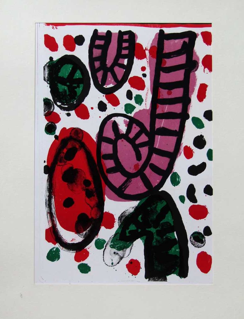 Alan Davie, Pierre Alechinsky, twee kleurenlitho's uit ’One Cent Life’ - Afbeelding 5