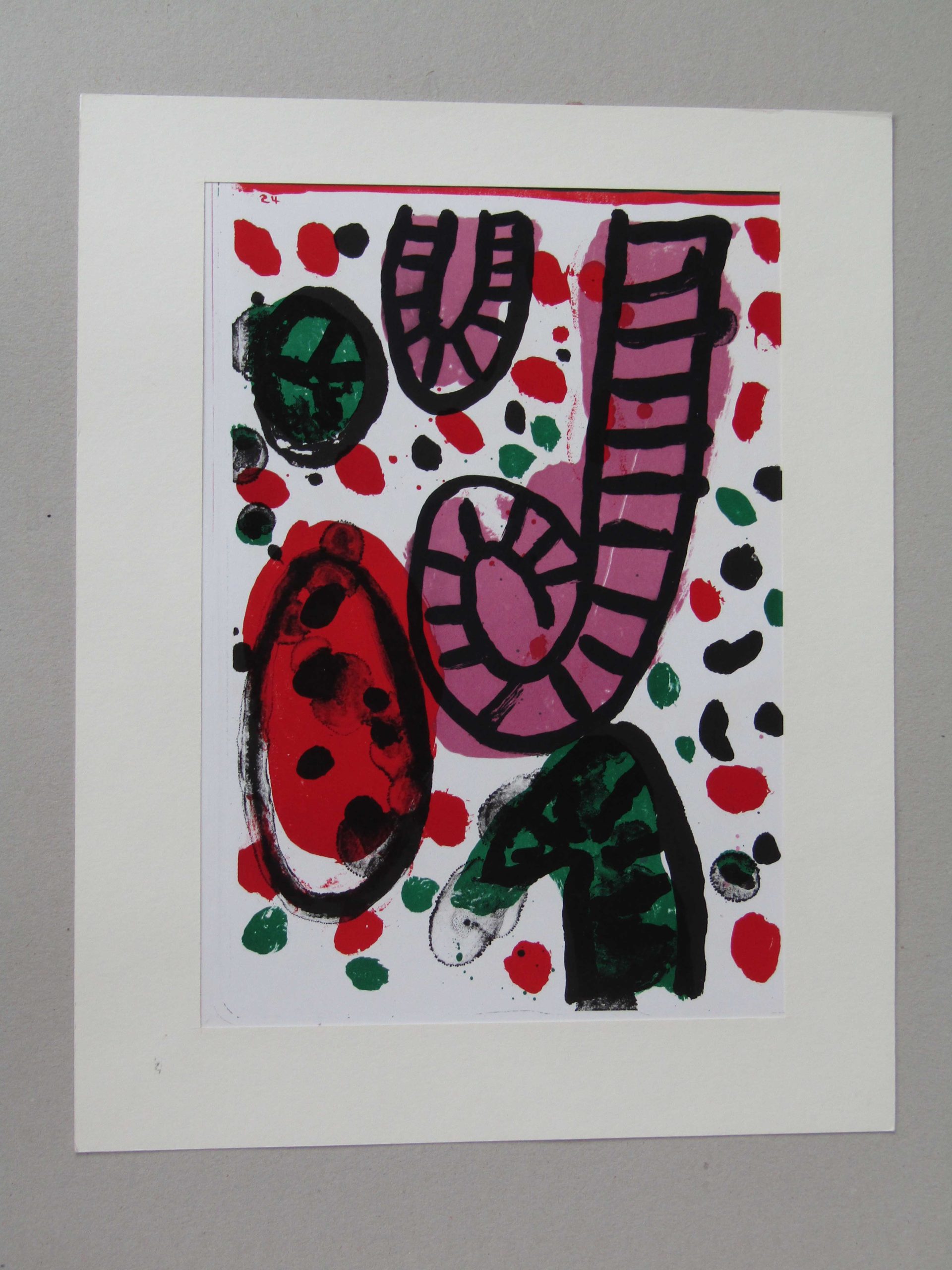 Alan Davie, Pierre Alechinsky, twee kleurenlitho's uit ’One Cent Life’ - Afbeelding 6