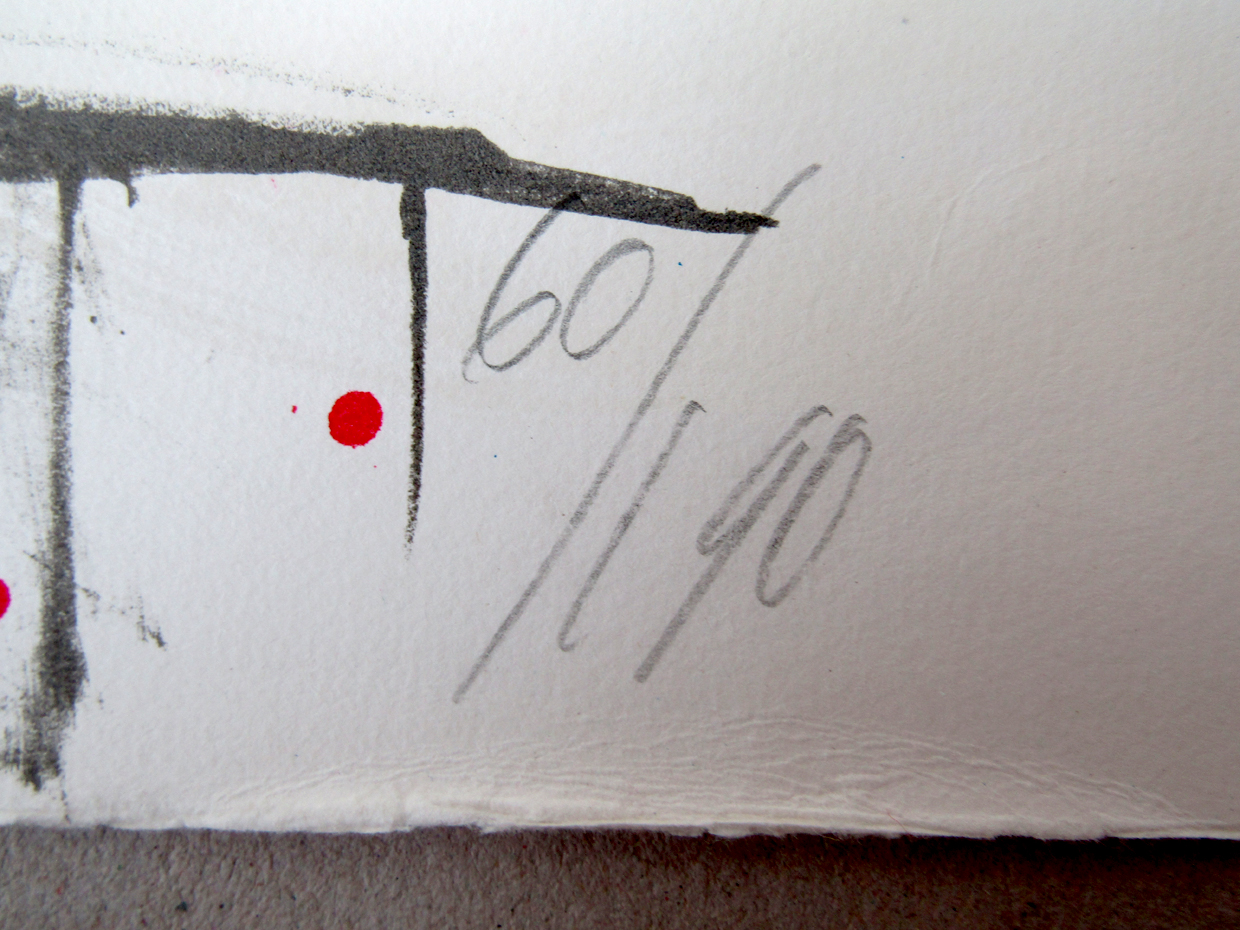 Ger Lataster, ‘Zonder titel’, kleurenlitho, 1971 - Afbeelding 4