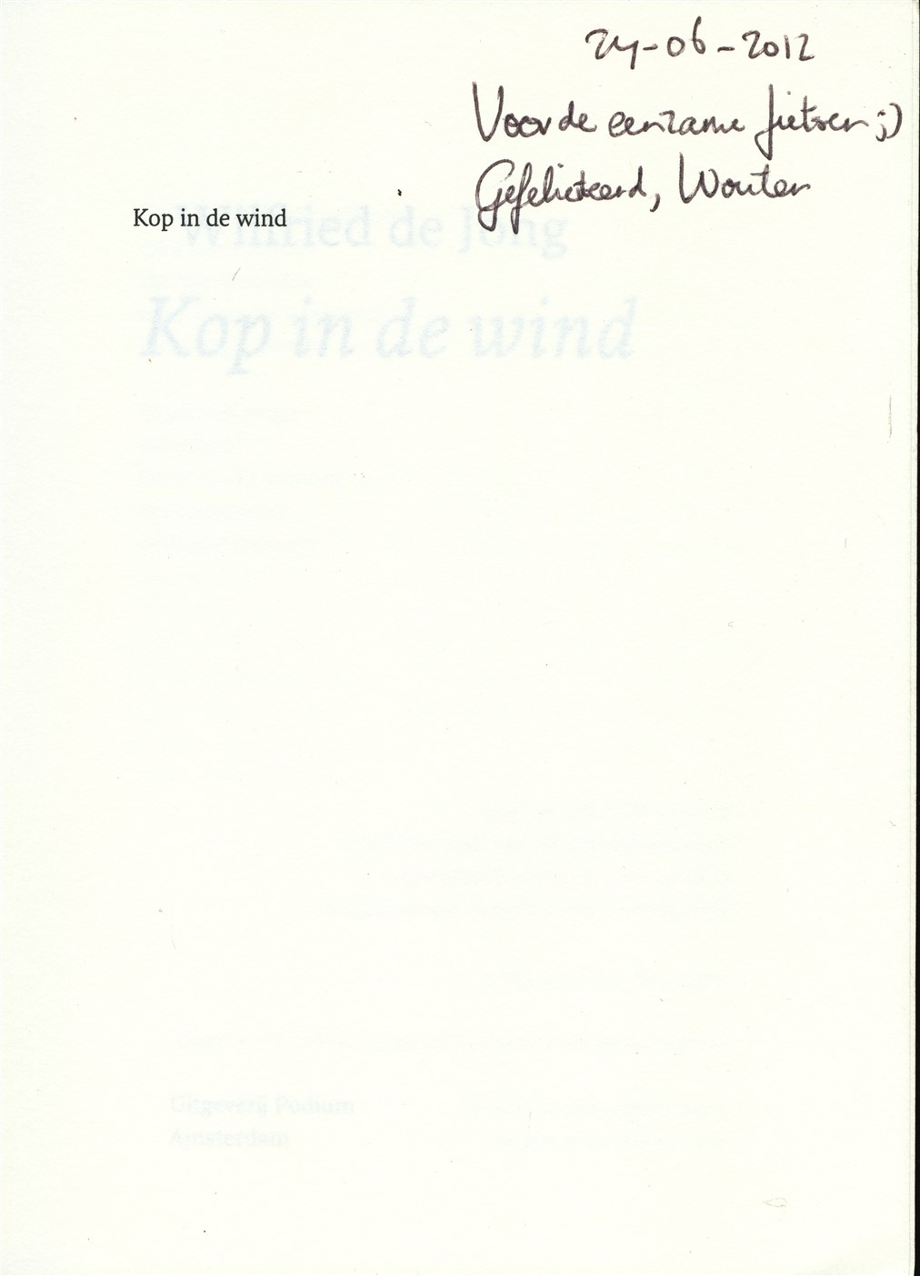 Kop in de wind - Afbeelding 2