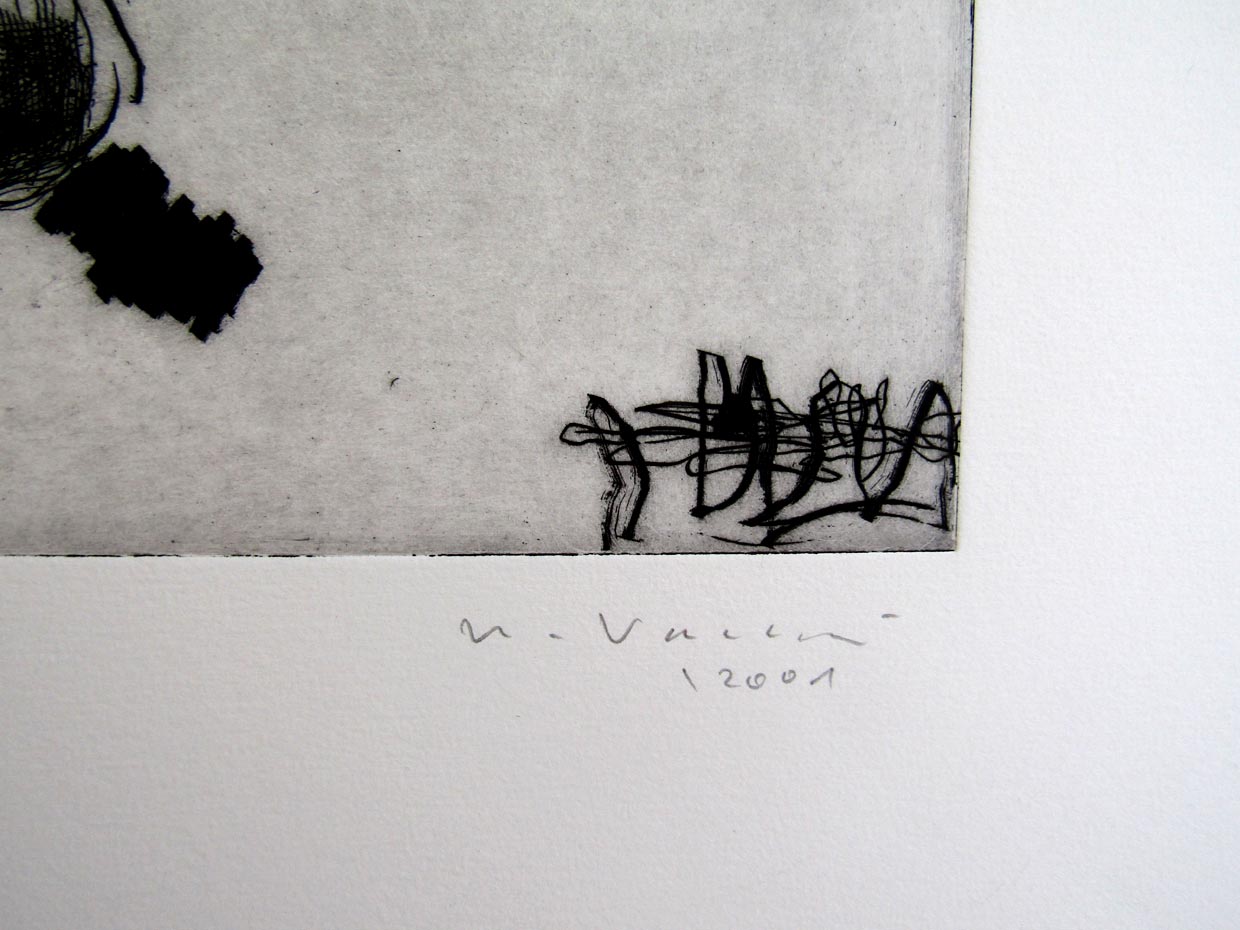 Wainer Vaccari, Surreële kompositie, ets, 2001 - Afbeelding 4